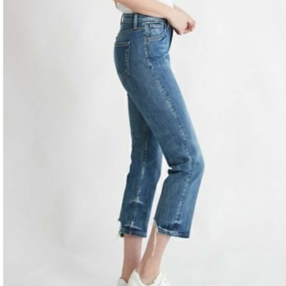 FLYING MONKEY Cropped Jeans - Picture 2 of 7